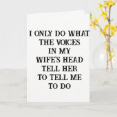 Wenskaart man vrouw grap kaart (Gele Bloem)