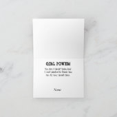 Wenskaart medische praktijk vrouw artsen kaart (Binnen)