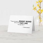 Wenskaart - 'Mensen die op… "wachten Kaart (Gele Bloem)