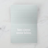 wenskaart "Merry SANTAmas" Feestdagen Kaart (Binnen)