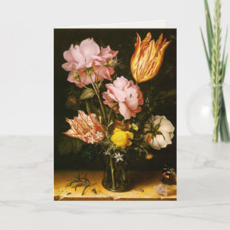 Wenskaart met Christoffel vd Berghe Schilderij Kaart