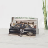 Wenskaart met Cool  Cop Illustration Kaart (Achterkant)