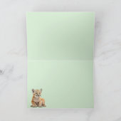 Wenskaart met cougar Cub Kaart (Binnen)