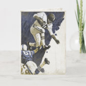 Wenskaart met de Actie Ingepakte Druk van het Kaart (Voorkant)