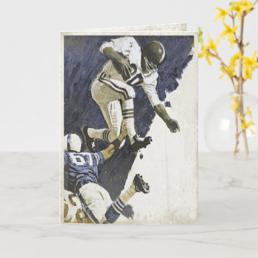 Wenskaart met de Actie Ingepakte Druk van het Kaart (Gele Bloem)