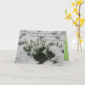 Wenskaart met doordachte quote kaart (Gele Bloem)