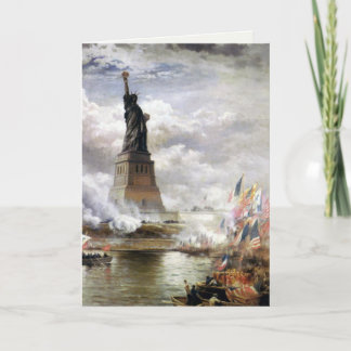 Wenskaart met Edward Moran schilderij Kaart
