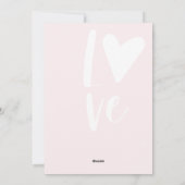 Wenskaart met een pot met harten en jouw gezicht ♥ feestdagenkaart (Achterkant)