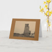 Wenskaart met elastisch ontwerp - leeg kaart (Gele Bloem)