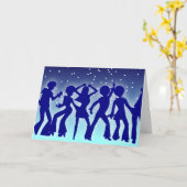 Wenskaart met elektrische glijbaan kaart (Gele Bloem)