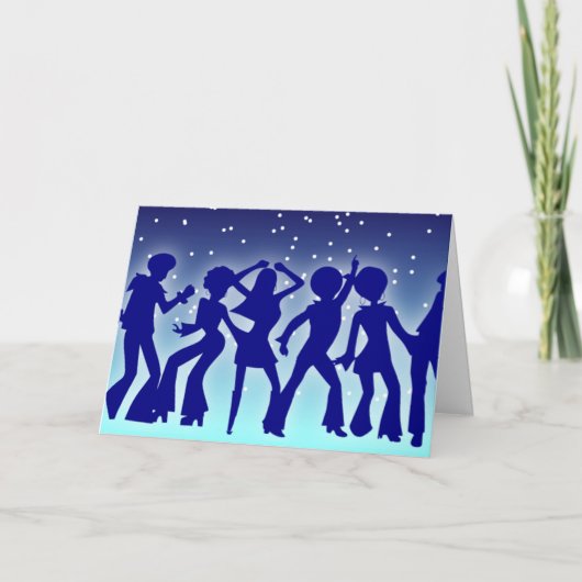 Wenskaart met elektrische glijbaan kaart (Voorkant)