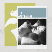 Wenskaart met envelop feestdagenkaart (Voorkant / Achterkant)