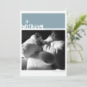 Wenskaart met envelop feestdagenkaart (Staand voorkant)