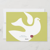 Wenskaart met envelop feestdagenkaart (Achterkant)