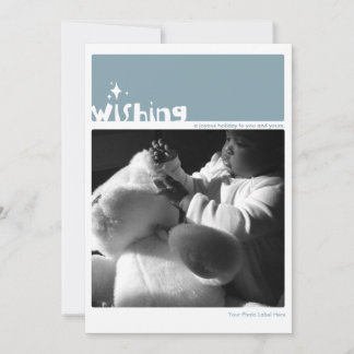 Wenskaart met envelop feestdagenkaart