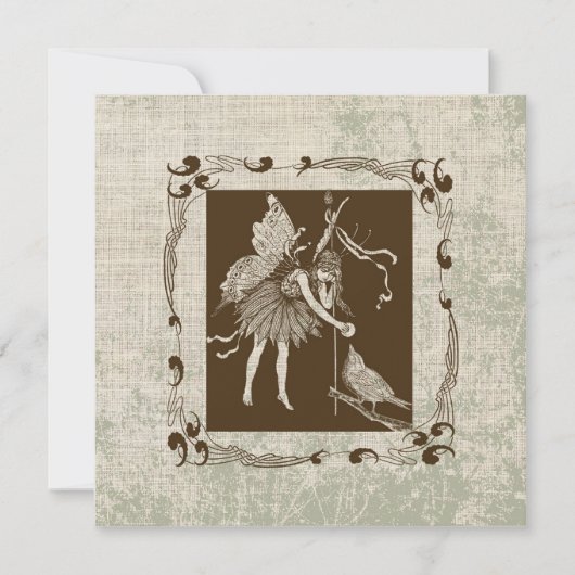  Wenskaart met flora en fauna (Voorkant)