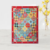 Wenskaart met Foto van Met de hand gemaakt Dekbed Kaart (Gele Bloem)