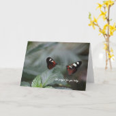Wenskaart met gebed. kaart (Gele Bloem)