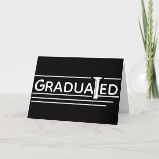 Wenskaart met gediplomeerde cilinder "gediplomeerd kaart