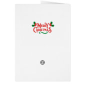 Wenskaart met gestreept oogkerst (Achterkant)