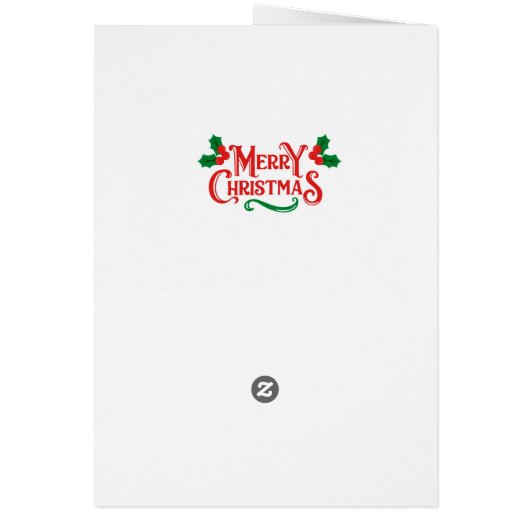 Wenskaart met gestreept oogkerst (Achterkant)