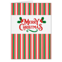 Wenskaart met gestreept oogkerst