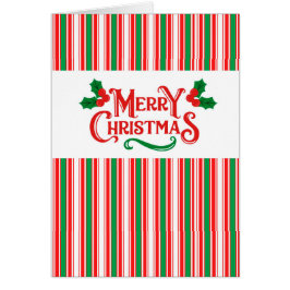 Wenskaart met gestreept oogkerst