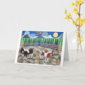 Wenskaart met Glas in lood tekening Kaart (Gele Bloem)