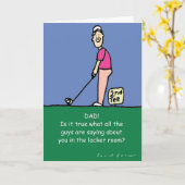 Wenskaart met golferillustratie kaart (Gele Bloem)