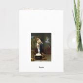 Wenskaart met het Schilderen van Jean-Leon Gerome Kaart (Achterkant)