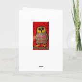 Wenskaart met Hoot Owl Kaart (Achterkant)