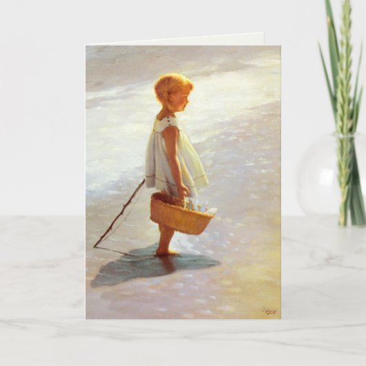 Wenskaart met I. Davidi schilderij Kaart (Voorkant)