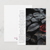 Wenskaart met Jesaja 61:3 'Schoonheid voor as' Feestdagenkaart (Voorkant / Achterkant)