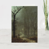 Wenskaart met John Atkinson Grimshaw schilderij Kaart (Voorkant)