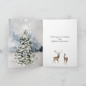 Wenskaart met kerst kaart (Binnen)