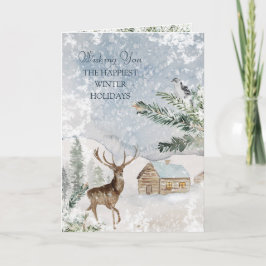 Wenskaart met kerst met maxie kaart