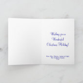 Wenskaart met kerstAngel Teddy Bear d1 Feestdagen Kaart (Binnen)