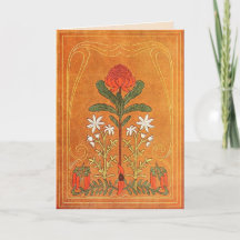 Wenskaart met kerstbekkenomslagen