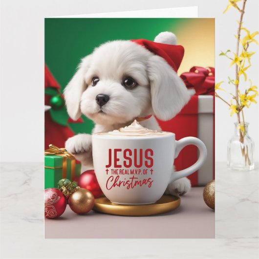 Wenskaart met kerstbeklimming kaart (Gele Bloem)