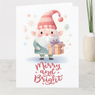 Wenskaart met kerstbeklimming kaart