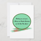 Wenskaart met kerstbomen kaart (Achterkant)