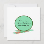 Wenskaart met kerstboomflap kaart (Achterkant)