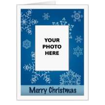 Wenskaart met kerstcadeaufoto's voor Merry-kerst