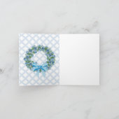 Wenskaart met kerstChinoiserie Ginger Jars Bedankkaart (Binnen)