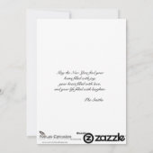 Wenskaart met kerstGezegden Feestdagenkaart (Achterkant)