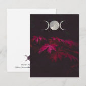 Wenskaart met kerstwensen feestdagenkaart (Voorkant / Achterkant)