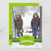 Wenskaart met klavertje vier foto (Voorkant / Achterkant)