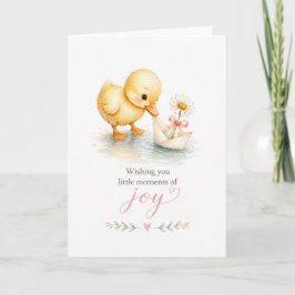 Wenskaart met Kleine Momenten van Vreugde Kaart