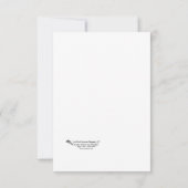 Wenskaart met lentroze tulp kaart (Achterkant)