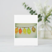 Wenskaart met licht. feestdagenkaart (Staand voorkant)